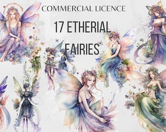 Fairy Clipart Fairy PNG Fantasy Clipart Watercolor Clipart Fairies Birthday Fairy Garden fairy core Fairy Tale Graphics Fairyland Clip art