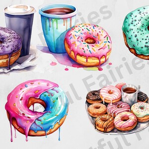 Donut Clipart Donut PNG Donuts PNG Food Clipart Rainbow Clipart Candy ...