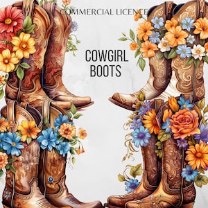 Cowgirl Boots PNG Cowgirl Clipart Cowgirl PNG Western Boots Western Clipart Cowboy Boots png Cowboy Boot png sublimation designs Clipart png