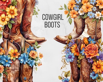 Cowgirl Boots PNG Cowgirl Clipart Cowgirl PNG Western Boots Western Clipart Cowboy Boots png Cowboy Boot png sublimation designs Clipart png