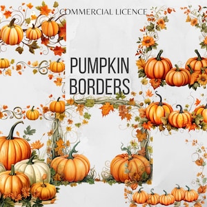 Pumpkin Border Fall Border PNG Fall Border Clipart Fall Clipart Fall PNG Fall Leaves png Fall Vibes png Fall Leaves Clipart Autumn Leaves