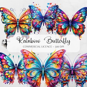 Schmetterling Clipart Regenbogen Schmetterling PNG Schmetterlinge PNG Bunte Schmetterling Druck Schmetterling Kunst Schmetterlingsflügel Schmetterling Aufkleber Hochzeit