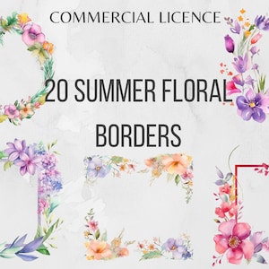 Floral Clipart Wildflower Clipart Floral Wreath png Watercolor Floral Frames Borders Floral Easter Botanical Clipart Watercolor Clipart