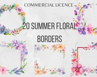 Floral Clipart Wildflower Clipart Floral Wreath png Aquarel Floral Frames Borders Floral Pasen Botanische Clipart Aquarel Clipart