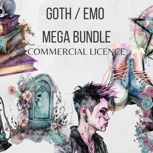 Pastel Goth Clipart Goth PNG Cute halloween Clipart Bundle Emo Stickers Spooky Clipart Skull Clipart Witchy Clipart Pastel Goth Stickers