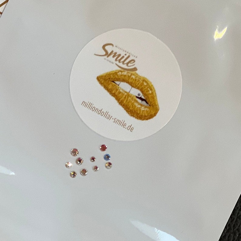 Zahnschmuck Set - Strasssteine & Kristalle Für Strahlendes Lächeln