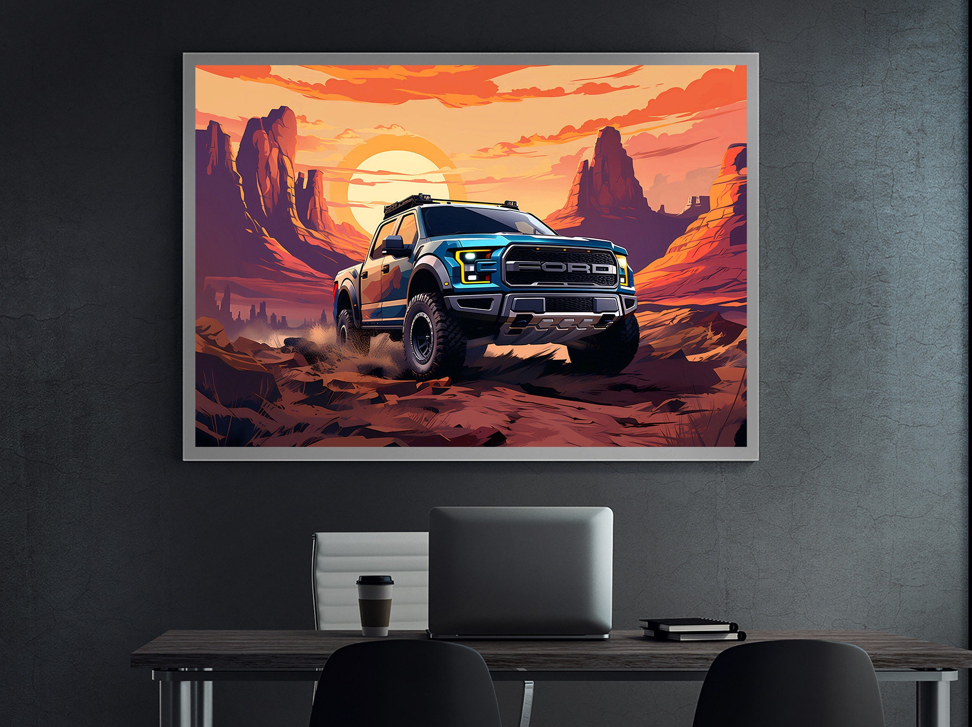 FORD F-150 Raptor Truck Wall Art Poster, Home Improvement, Wall Art ...