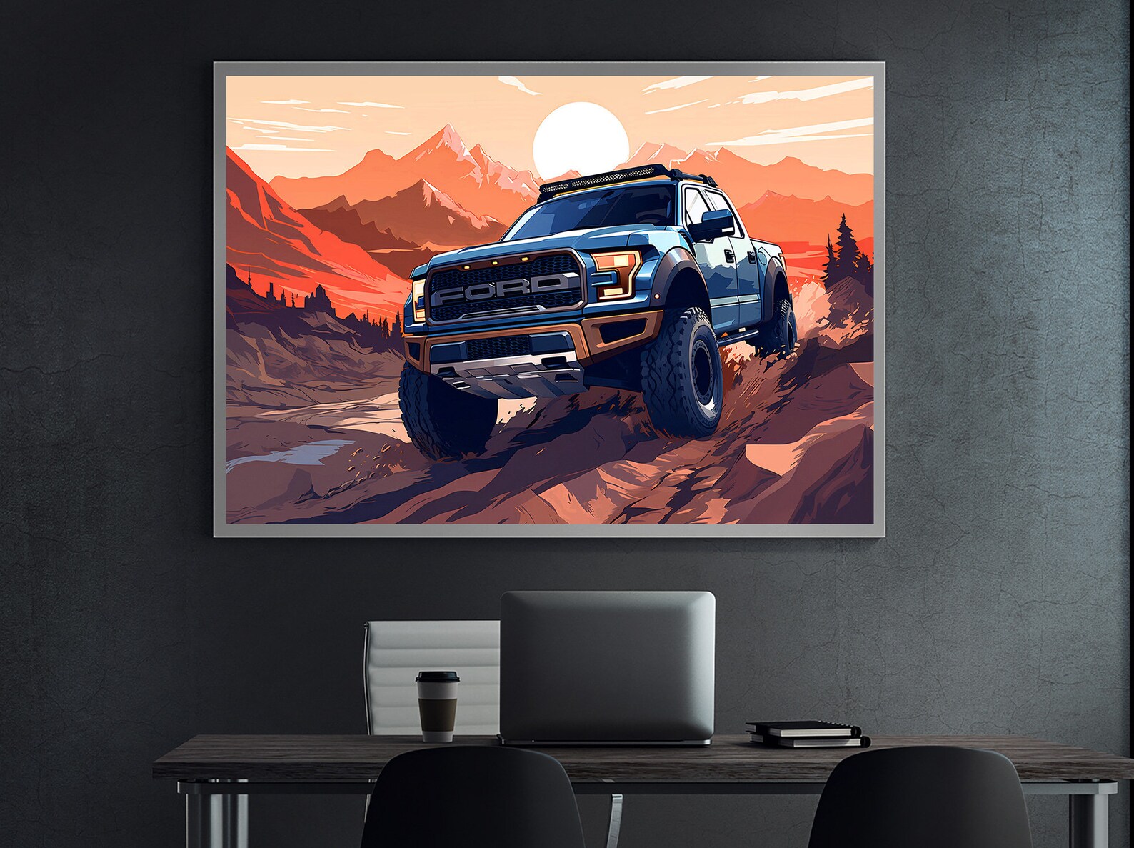 FORD F-150 Raptor Truck Wall Art Poster, Home Improvement, Wall Art ...