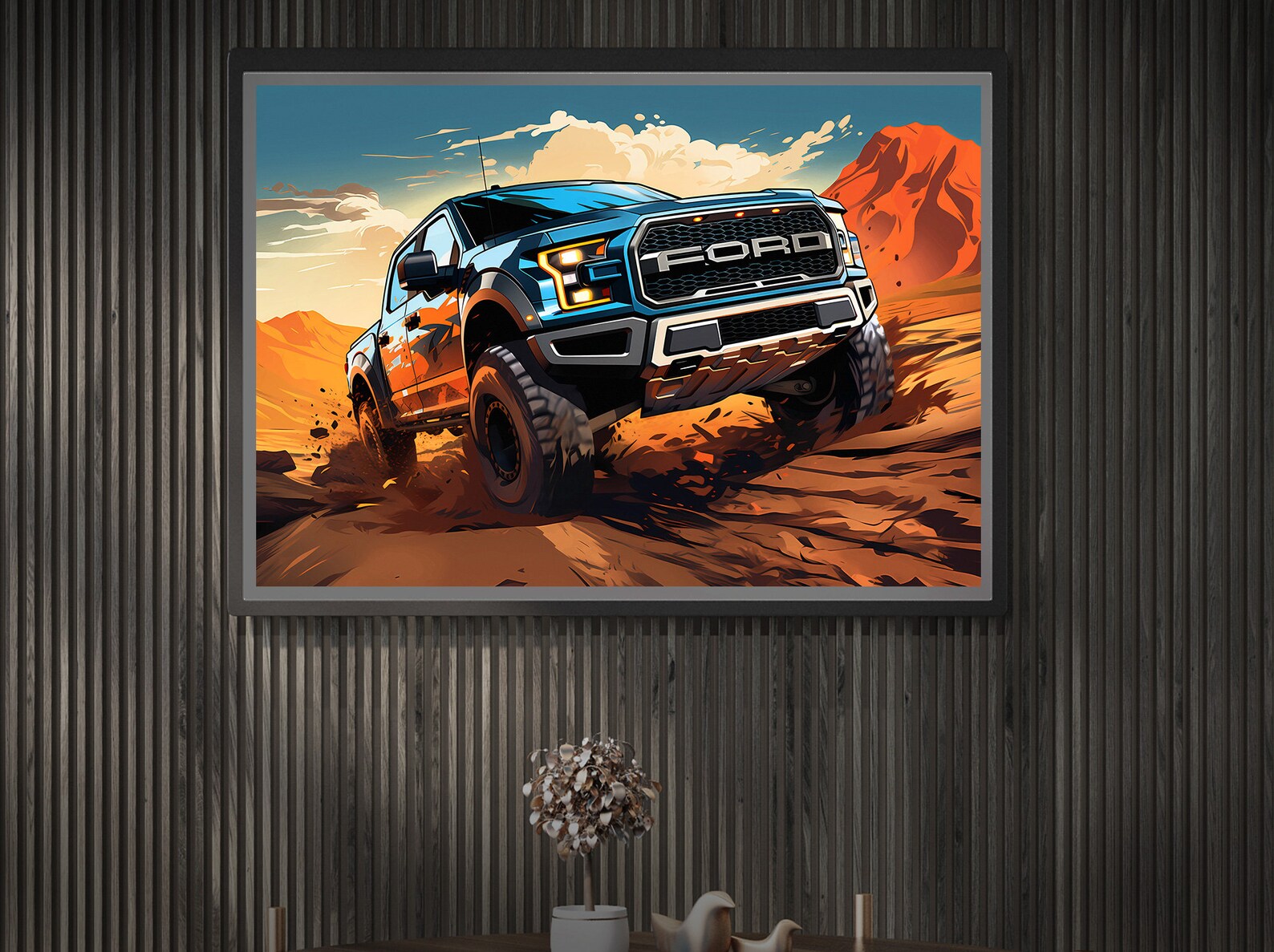 FORD F-150 Raptor Truck Wall Art Poster, Home Improvement, Wall Art ...