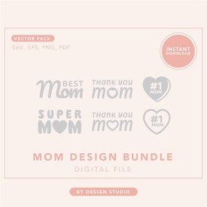 Mother's Day SVG File, Instant Digital Download File, svg, png, pdf, eps files, SVG Cricut File, Silhouette SVG, Mom Quotes, Mom Life