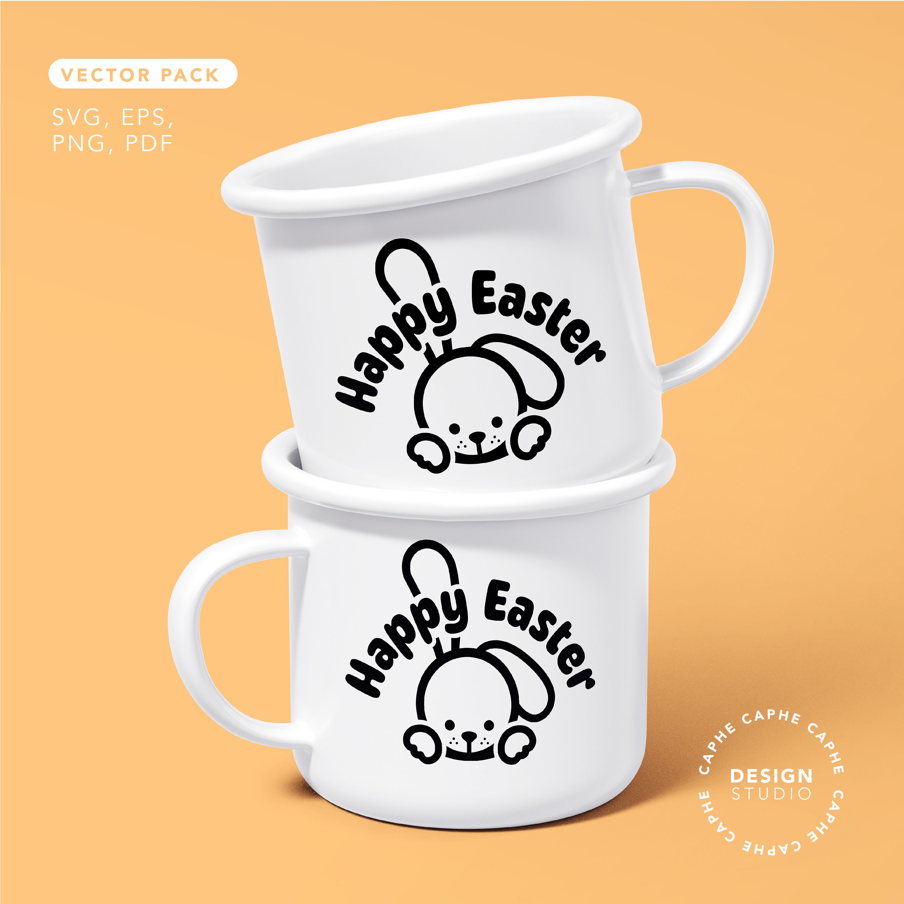 Happy Easter Bundle SVG File, Instant Digital Download, Png, Pdf, Eps ...
