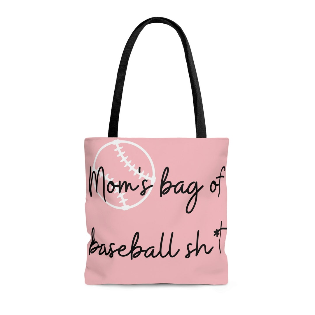 Baseball Tote Mom Tote Mom Shit Baseball Bag Mom Bag Etsy