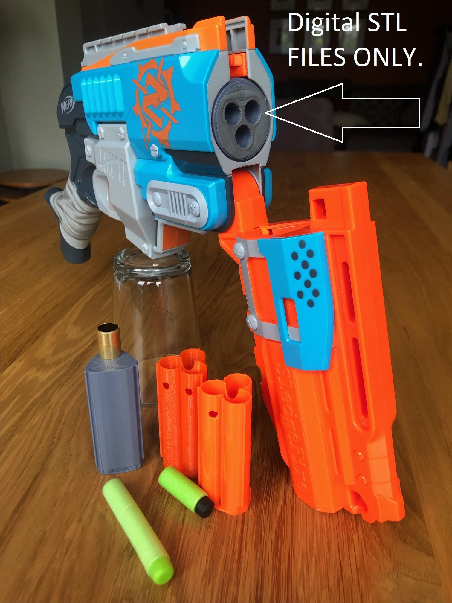 Nerf Zombie Sledgefire 12KG Modification Upgrade Spring Coil Blasters Dart  Toy 