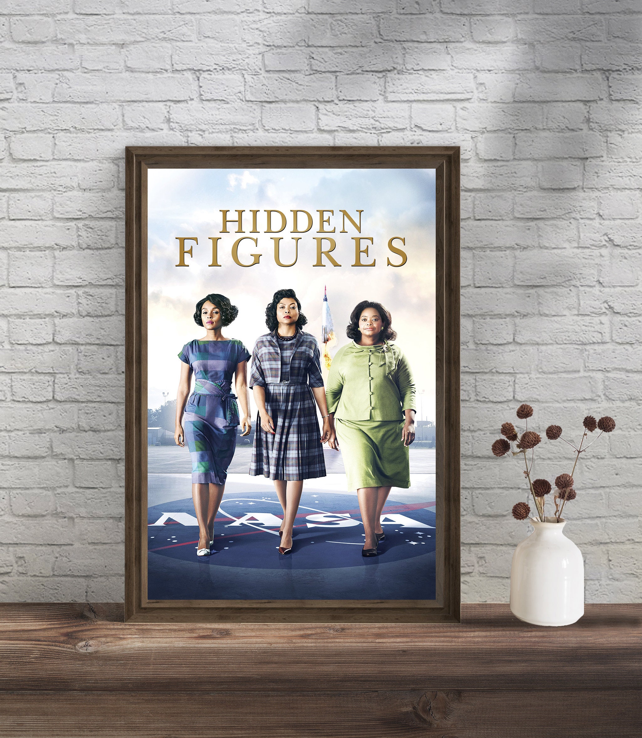 Hidden Figures Movie Poster Movie Home Decor Room Decor Wall - Etsy
