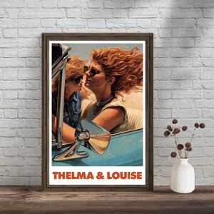  Poster Thelma & Louise Movie Decoration. Gifts Canvas Painting  Poster Wall Art Decorative Picture Prints Modern Decor Framed-unframed  24x36inch(60x90cm): Posters & Prints