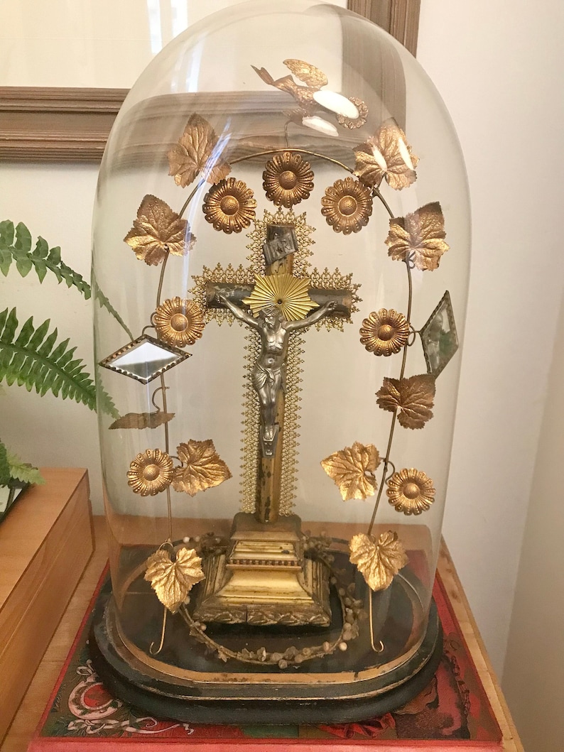 Vintage/antique Absolutely Stunning French Marriage Dome globe De