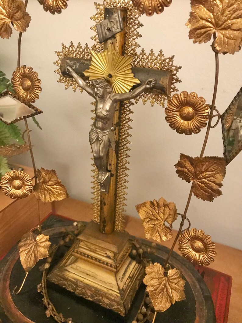 Vintage/antique Absolutely Stunning French Marriage Dome globe De