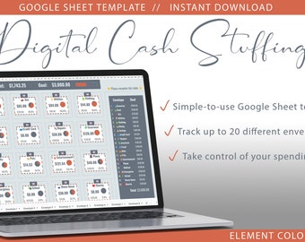 Digital Cash Stuffing Template – Budgeting Google Sheets (Digital Download)