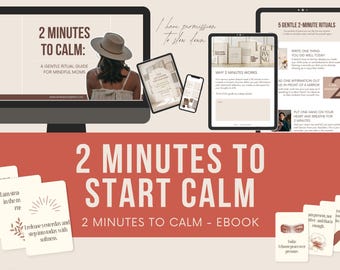 Morning Calm for Moms | 2-Minute Rituals to Start Your Day Peaceful & Present | Printable Self-Care Ebook