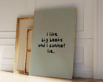 Reading Nook Wall Art – I Like Big Books
