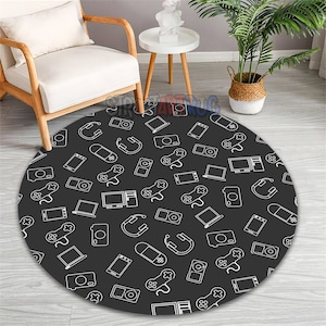 Arcade Game Rug: Nostalgic Gamer Room Decor