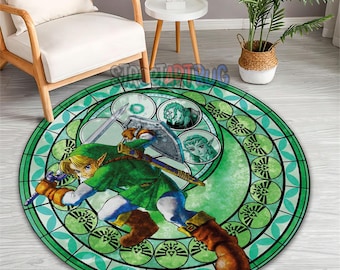 Zelda Character Rug: Non-Slip Gamer Carpet