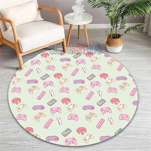 Game Controller Rug: Video Game Carpet, Gaming Room Decor