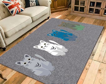 Tapis de passage pour chats, paillasson pour chatons, décoration de salon