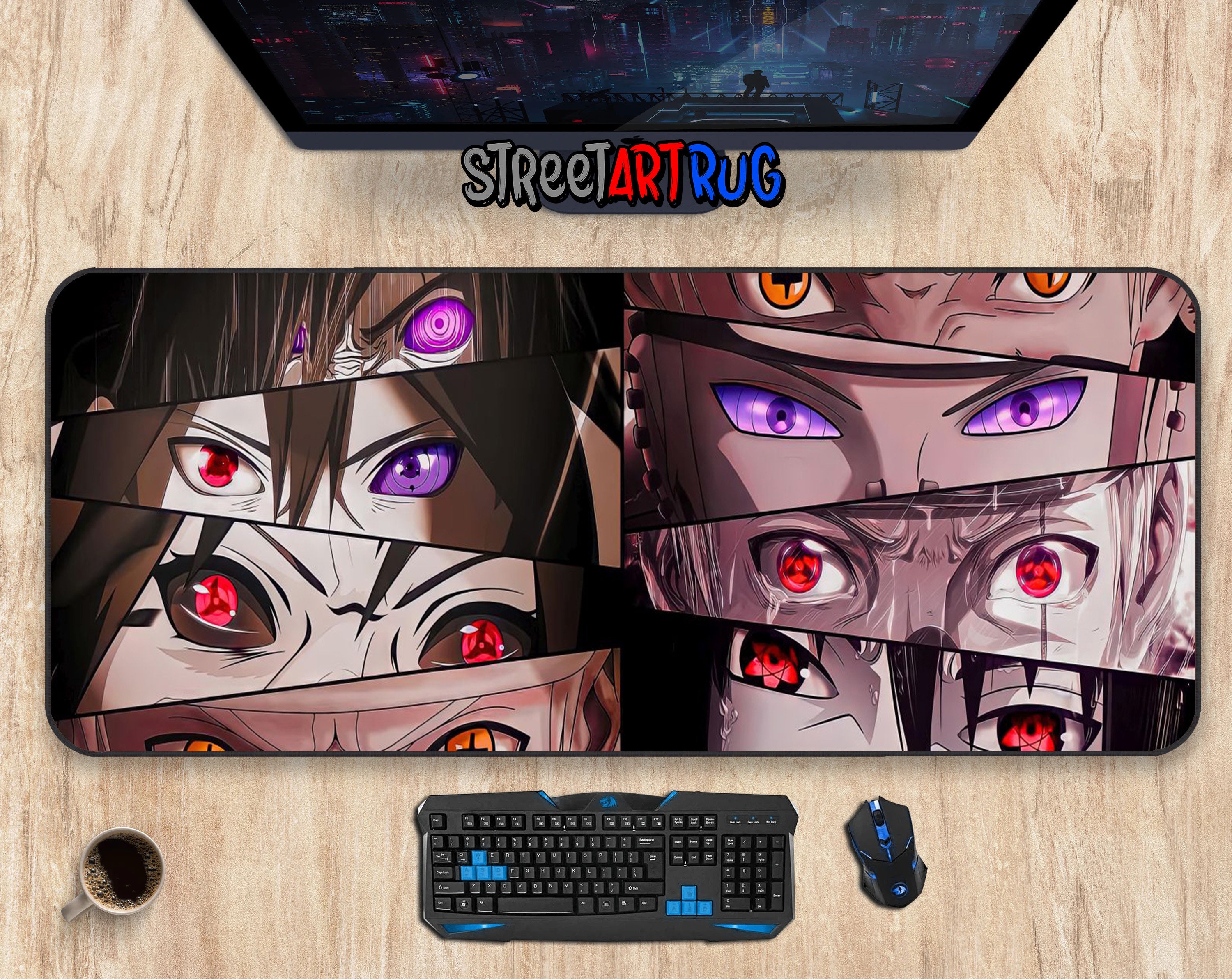 Mousepad Naruto Uzumaki Anime Desenho Fundo Laranja