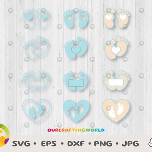 Baby footprints Digital download, Baby Footprint SVG, Baby Feet Png, Baby Svg, Designs Baby Feet Svg Bundle, Baby Feet Silhouette
