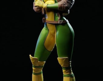 Rogue Savage X-Men - STL Modell für Resin Drucker Figur 3D Druck - High Quality Diorama