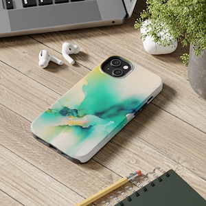 Abstract Watercolor iPhone Case