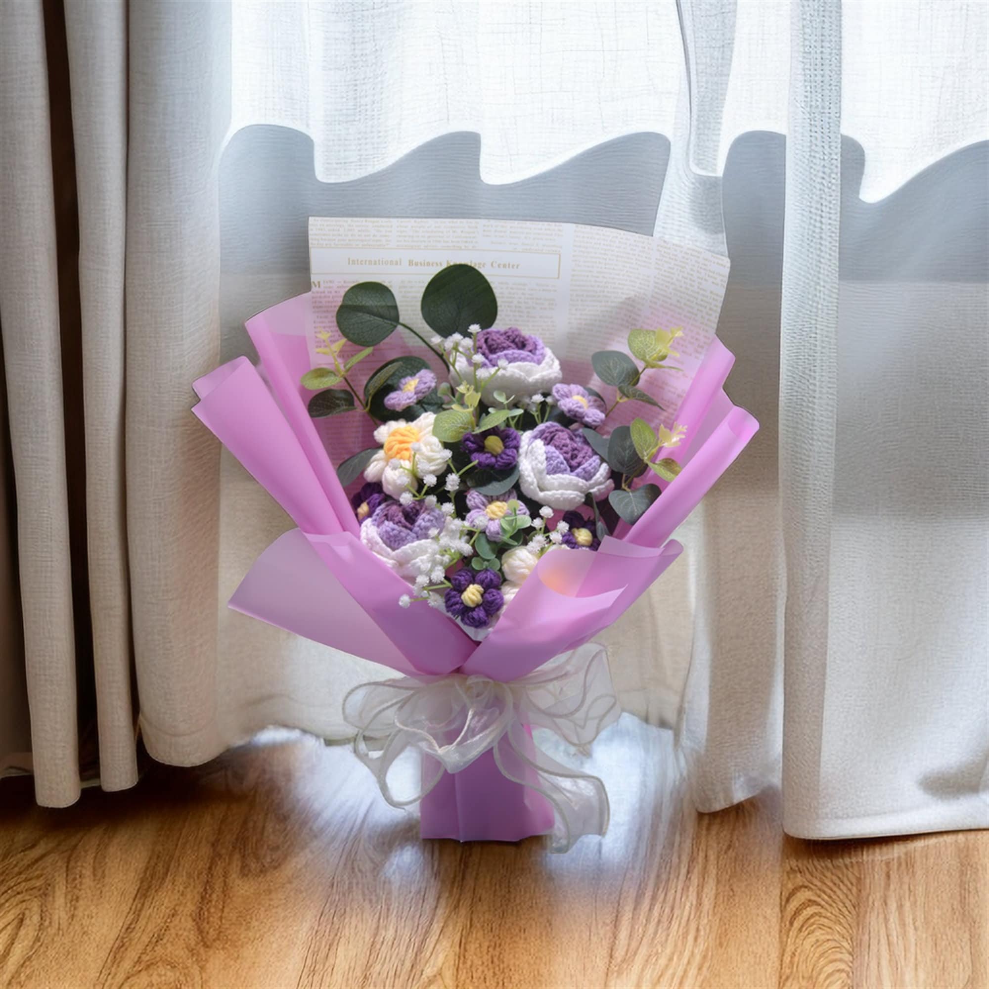 Handmade Crochet Bouquet, Bouquet for Anniversary/Birthday, Valentine&#39;s Day crochet Bouquet, Halloween gifts, Gifts for mom