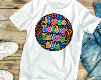 Retro 90s Sublimation PNG: Abstract Design (Digital Download)