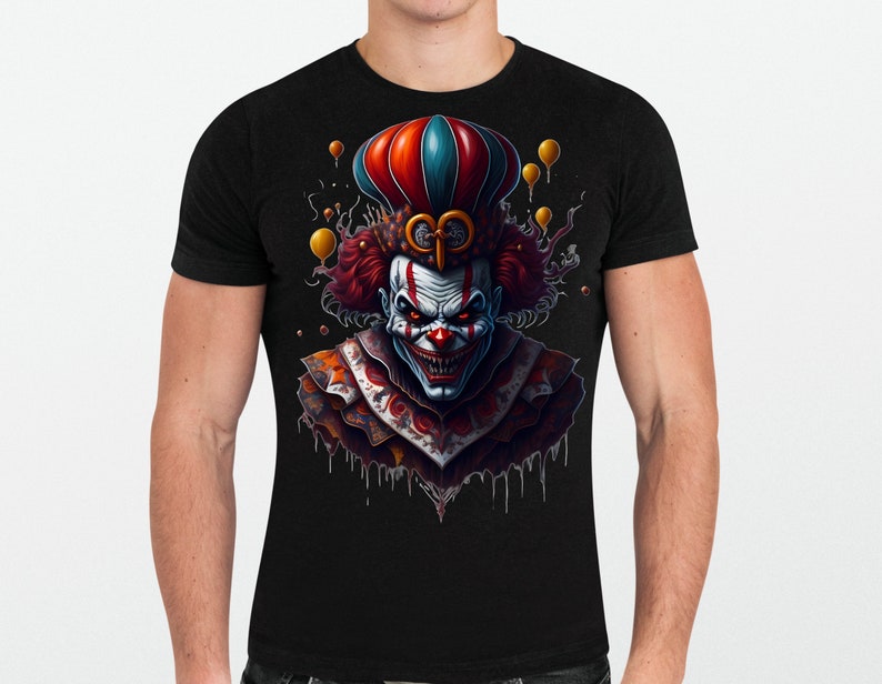 12 Scary killer clown sublimation bundle png, Background free, printable, Instant Download PNGs, clipart set image 3