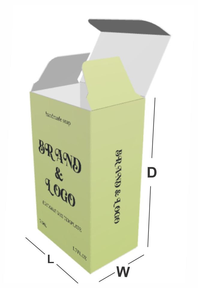 Soap Box Template, DIY Soap Packaging Templates, Soap Box PDF / Ai ...