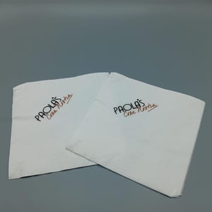 Custom Printed Napkins 2 ply Premium Custom Cocktail Napkins Measure 4.3&quot;x4.3&quot; Customize with your logo, design, Personalized Logo Napkins