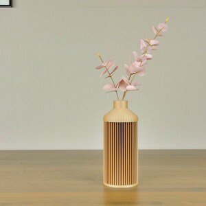 MIO flower vase Wood 2 - perfect for dried flowers