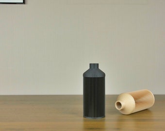 MIO Vase - Natural Wood 4 - houten vaas voor droogbloemen