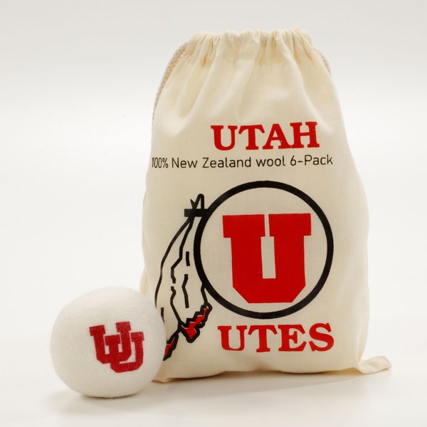 UTAH UTES Dryer Balls