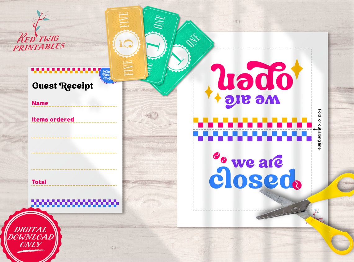 Printable Coffee Shop Pretend Play Kit | Dramatic Play Coffee Shop ...