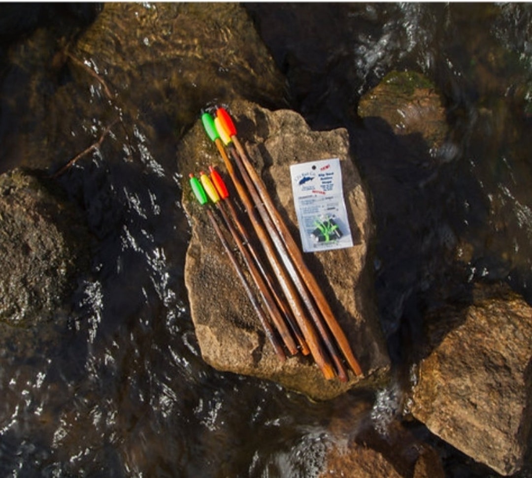 Cj's Wooden Slip Cork Fishing Bobbers Etsy