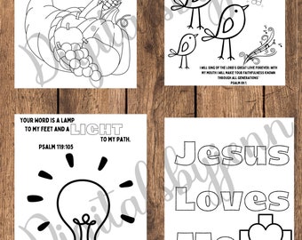 Bible Verse Coloring Pages for Preschoolers, Preschool Bible Verses, Sunday School, Homeschool, Bible Coloring Pages, Preschool Activity