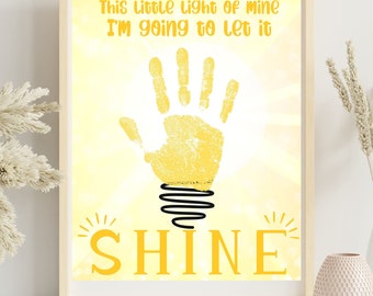 Christian Handprint Art Template|Preschool Christian Art| Easy Christian Craft|Christian Craft| Spring Christian craft| Spring Handprint Art