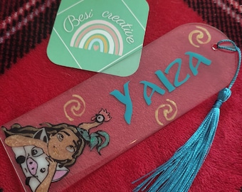 Moana Vaiana Bookmark Personalized with name