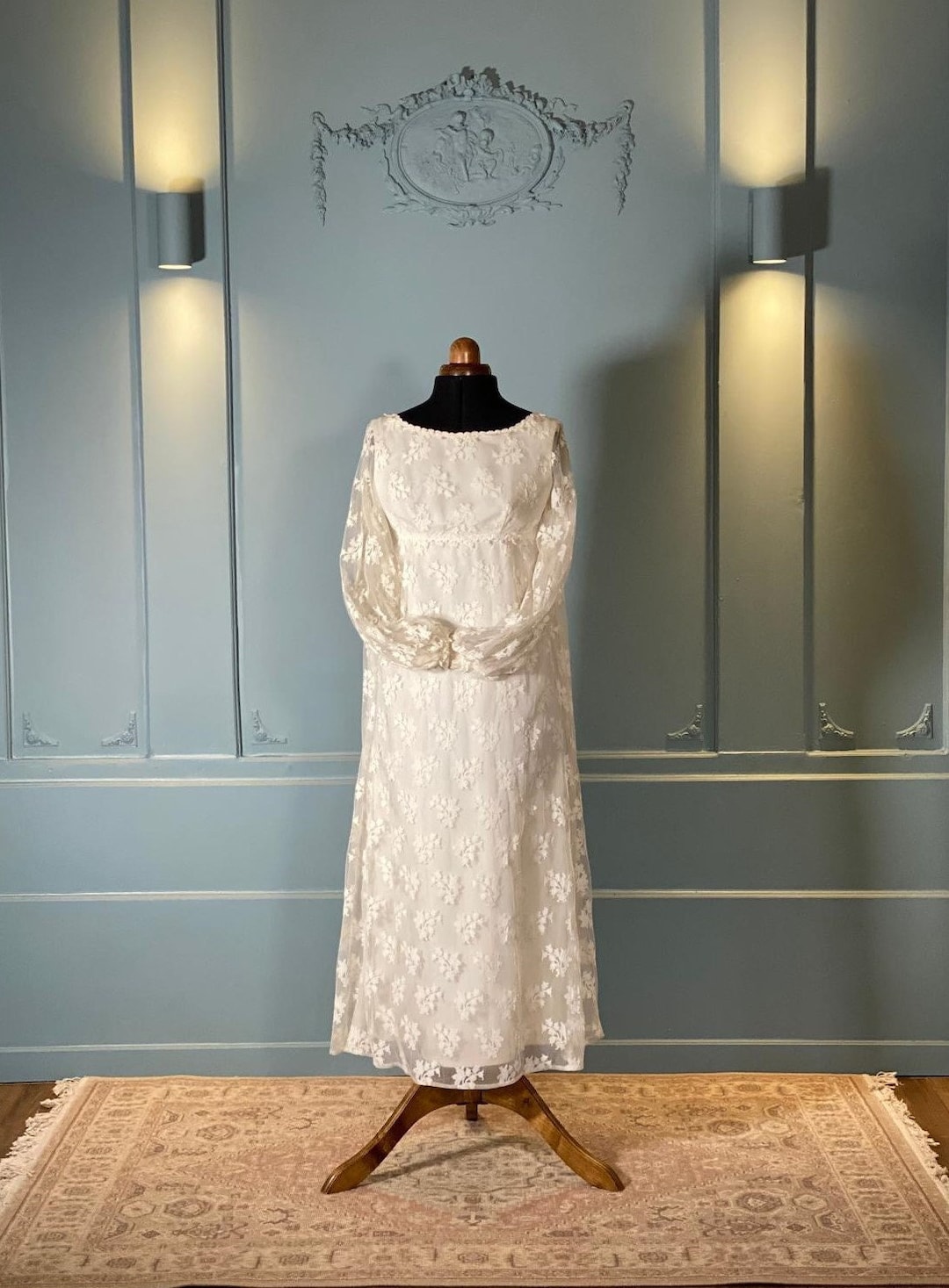 Mathématiques Robe Empire Manche Longue Mariée Dentelle Robe MariÃ