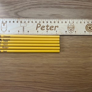 Superhero back to school, superhero school supplies, personalized pencils, engraved pencils, ruler with name, cool school supplies for kids