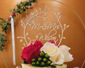 Topper per torte nuziali personalizzate, topper per torte nuziali rustiche, topper per torte nuziali boho, topper per torte in legno per il matrimonio, topper per torte di anniversario