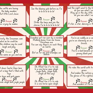 Finish the Lyric Christmas Printable - Etsy
