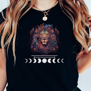 Leo Zodiac Shirt: Astrology Lion Horoscope Tee